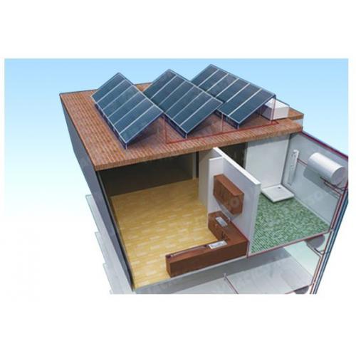 别墅平板太阳能中央热水工程