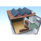 别墅平板太阳能中央热水系统